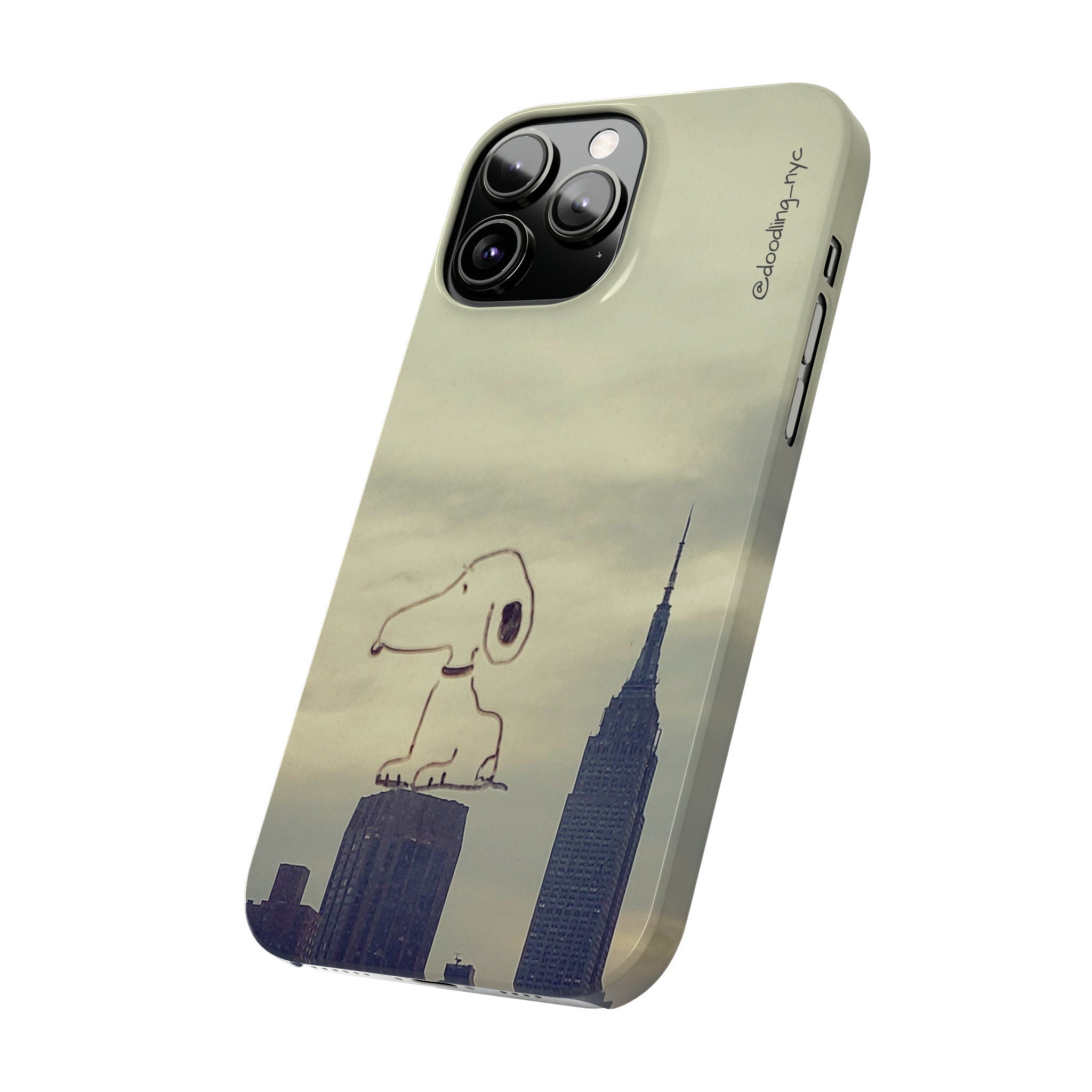 Doodle NYC Skyline Slim Phone Case