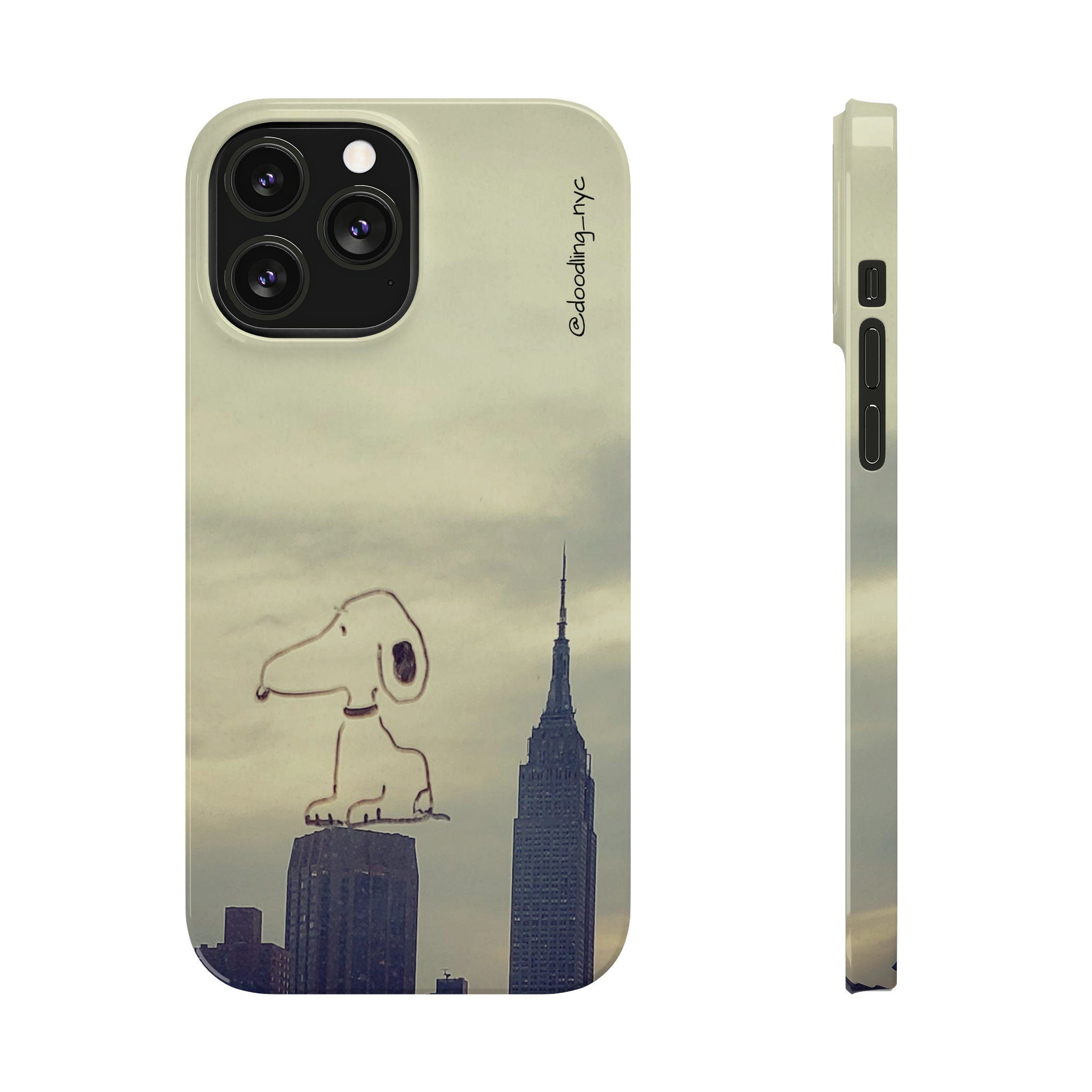 Doodle NYC Skyline Slim Phone Case