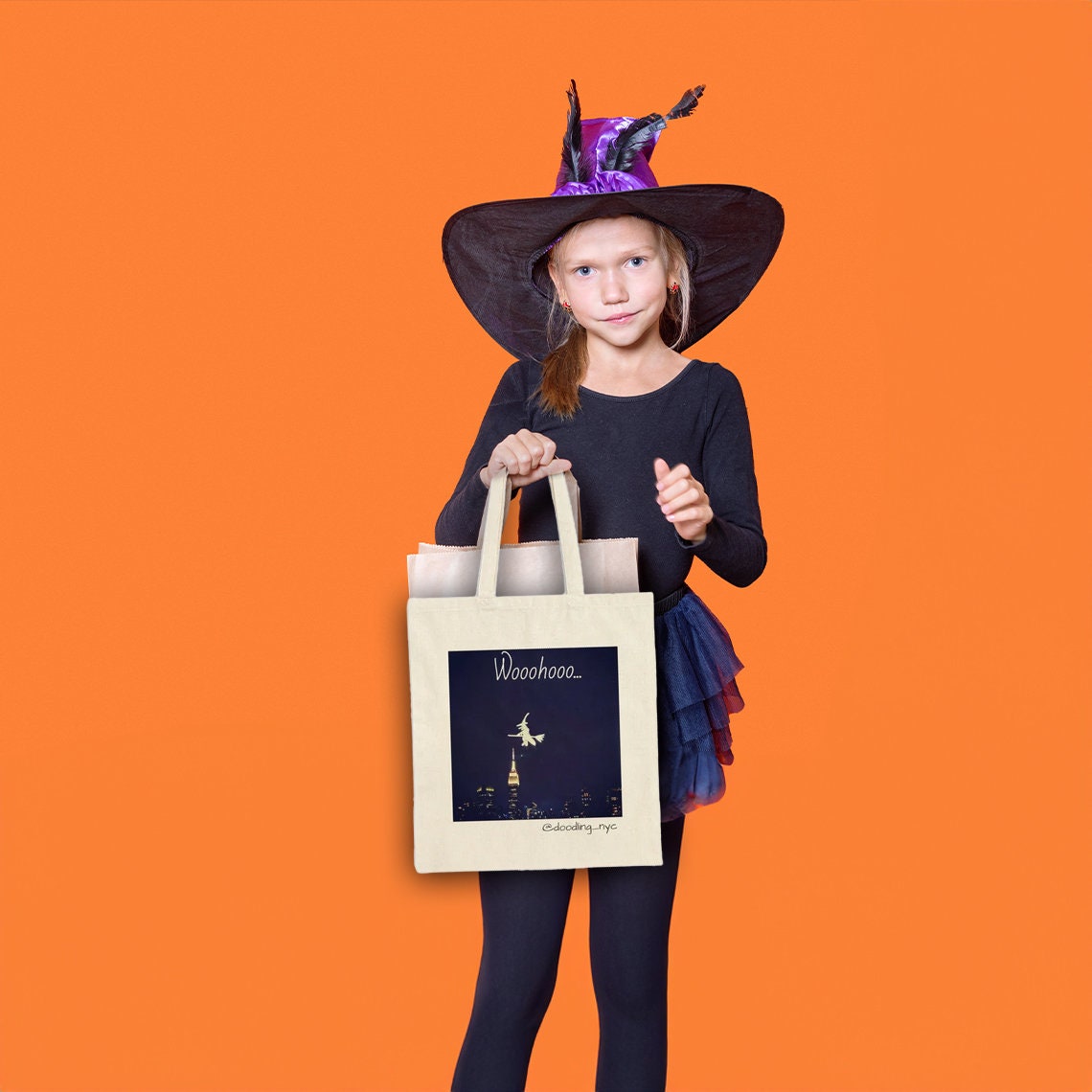 Halloween Cotton Tote Bag 